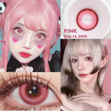 Gaeaspace  -   2pcs Colored Contacts Lens with Degree Yearly Disposable CANDY Series Korean Big Eyes Contact Pupils Free Shipping