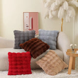 Gaeaspace  -  High end Tuscany faux fur pillow Luxury high-end sofa cushion Super soft plush cushion/cushion pillow