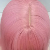 Gaeaspace  -  Women's Synthetic Cosplay Lolita Wigs With Cut Bang Blue Pink Blonde Red Long Straight Hair For Party Lady Girl