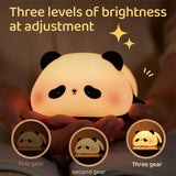 Gaeaspace  -  Cute Silicone Night Lights Sheep Cartoon Bedroom Lamp for Children's Room Decor Rechargeable Timing Dimming Sleep Night Light