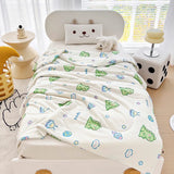 Gaeaspace  -   New Children's Summer Quilt Knitted Cotton Summer Quilt Kindergarten Duvet Ice Cream Summer Quilt Airable Cover