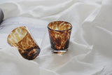 Gaeaspace  -  Foreign Trade Retro Old Fashion Tortoiseshell Leopard Pattern Handmade Glass Water Glass Wine Glass Whisky Glasses