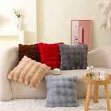 Gaeaspace  -  High end Tuscany faux fur pillow Luxury high-end sofa cushion Super soft plush cushion/cushion pillow