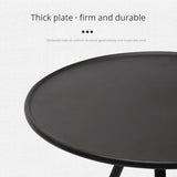 Gaeaspace  -  Outdoor triangular folding table portable solid table easy to store circular table  small adjustable camping table tripod table