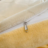 Gaeaspace  -  High Density Milk Fleece Warm Queen Bedding Set for Winter Plush Skin Friendly Warmth Duvet Cover Set King Thick Quilt Cover Set