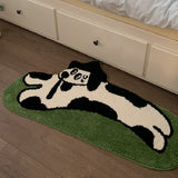 Gaeaspace  -  Tufting Dog Bedroom Rug Cartoon Animal Carpet Bathroom Bathmat Foot Pad Bath Mat Doormat Aesthetic Home Kids Room Warm Decor