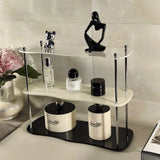 Gaeaspace  -  INS same model Table shelf Three layer acrylic perfume shelf High level simple modern cup shelf Table top sorting cabinet decor