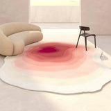 Gaeaspace  -  Special-shaped Living Room Carpet Imitation Cashmere Bedroom Bedside Thickened Carpets Home Irregular Art Sofa Coffee Table Rug