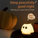 Gaeaspace  -  Mini Desktop LED Cute Night Lamp Creative USB Rechargeable Portable Cartoon Table Lamp For Coffee Bar Home Decor Hotel Bedroom