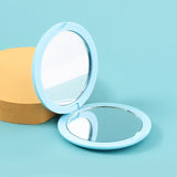 Gaeaspace  -  Folding Double-Sided Cosmetic Mirrors for Women Gifts with Flowing Sparkling Sand Mini Makeup Mirror Compact Pocket Mirrors Pink