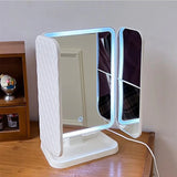 Gaeaspace  -  Makeup Mirror LED Lights Dorm Dressing Mirror Beauty Light up your fill light with Smart Complementary Makeup Mirror Tri