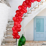 Gaeaspace  -  123 Pcs Red Balloon Garland Arch Kit Wedding Engagement Birthday Baby Shower Christmas Valentine's Day Party Decoration Supplies