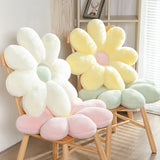 Gaeaspace  -  Cute Flower Throw Pillow Lifelike Daisy Flower Plush Toy Stuffed Plant Flower Fluffy Home Sofa Decor Baby Kids Mat