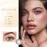 Gaeaspace  -  1Pair Color Contact Lenses Colored Contacts for Eyes Brown Colorful Eyes Lenses Yearly Cosmetic Makeup Eye Contact Lens