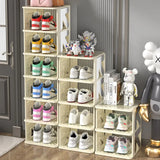 Gaeaspace  -  3/4/5Layers Simple Shoe Rack Living Room Can DIY Sports Shoes High Heels Storage Rack Bedroom Dormitory Shoe Cabinet Organizer