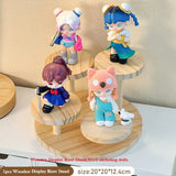 Gaeaspace  -  Wooden Display Case for Figures Desktop Action Figure Display Stand Case for Pop Mart Creative Dolls Storage Organizer Rack