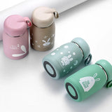 Gaeaspace  -  1pc 320ml Rabbit Cute Insulating Bottle Portable Home Female Office Water Cup Stainless Steel Insulated Coffee Cup Vacuum Bottle