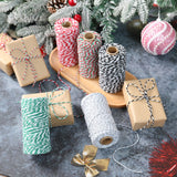 Gaeaspace  -  Christmas Wrapping String Rope Merry Christmas Decoration For Home Navidad Natal Noel Gift Box Packaging Rope New Year