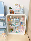 Gaeaspace  -  Wall Mounted Clear Mystery Box Showcase Collectible Figures Display Stand Case Dust Proof Jasmine Bubble Matt Doll Toy Organizer