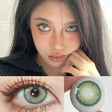 Gaeaspace  -  Christmas tree  Colored Contact Lenses for Eyes Natural Yearly Contact Lens Big Beauty Pupil Degrees Prescription Myopia