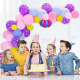 Gaeaspace   -  107 Pcs Rainbow Candy Aluminum Die Balloon Garland Arch Kit Kids Birthday Baby Shower Baptism Wedding Themed Decorations Globos