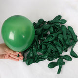 Gaeaspace  -  115Pcs Green Gold Balloon Arch Garland Kit Dark Green Metallic Gold Latex Balloons for Wild One Birhday Party Wedding Decoration