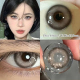 Gaeaspace  -  Myopia Beauty Color Contact Lenses for Eyes Cosmetic Eye Color Lenses with Diopters Green Grey Blue Lens Pupils 1 Pair