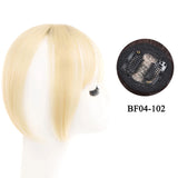 Gaeaspace  -  Synthetic Topper Hairpiece False Bang Clip-In Bangs Extension Natural Fake Fringe Invisible Clourse Hairpiece for Women