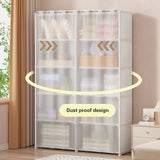 Gaeaspace  -  Dustproof Simple Wardrobe Home Bedroom Dormitory Plastic Multi-Layer Clothing Quilt Toys Books Debris Storage Cabinet