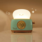 Gaeaspace  -  Toaster Night Light Alarm Clock Children Alarm Clock Bedside Luminous Clock Charging Bedroom Night Lamp Decoration Children Gift