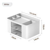 Gaeaspace  -   Creative Transparent Drawer Storage Box Desktop Cosmetics Organizer Student Pen Holder School Office Stationery Supplies