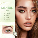 Gaeaspace  -  1Pair Color Contact Lenses Colored Contacts for Eyes Brown Colorful Eyes Lenses Yearly Cosmetic Makeup Eye Contact Lens