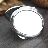 Gaeaspace  -  Mini Makeup Mirror Portable Pocket Round Square Heart Makeup Mirror Double-Sided Folding Cosmetic Mirror Female Gifts