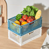 Gaeaspace  -  Creative Cosmetic Rack Storage Basket Foldable Storage Boxes Student Desktop Collapsible Crate Fruit Snack Organizer Stationery