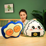 Gaeaspace  -  50cm Simulation Food Sushi Cake Plush Toy Cute Bread Stuffed Doll Soft Nap Sleep Pillow Sofa Bed Cushion Creative Birthday Gift