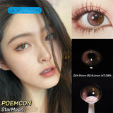 Gaeaspace  -  Star Moon gradien pink Colored Contact Lenses soft for eyes small Beauty Pupil myopia prescription degree yearly natural new big