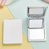 Gaeaspace  -  Mini PU Makeup Mirror Magnify Foldable Double Pocket Small Makeup Mirror for Travel Beauty Cosmetic Tool