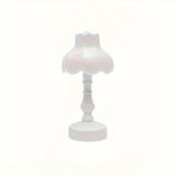 Gaeaspace  -  Pagoda Bud Button Battery LED Table Lamps Desk Night For Bedroom Dining Night Light Simple Flower Modern Decoration