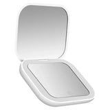 Gaeaspace  -  Compact Cosmetic Mirror Small Vanity Table Folding with Lights Handheld Mini Pocket Travel Makeup Mirror 2X magnifying for Gifts