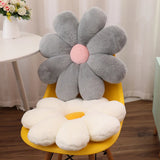 Gaeaspace  -  Plush Daisy Flower Pillow Super Soft Flower Shape Chair Cushion Floor Mat Living Room Office Home Sofa Decor