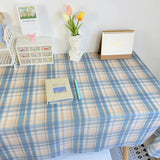 Gaeaspace  -  Plaid Tablecloth  Table Cloth Desk Mat Dust-proof Dining Table Cloth Furniture Protector Picnic Mat Tapete Dressing Table Mat