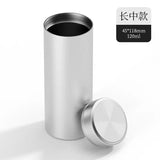 Gaeaspace  -  Titanium Aluminum Alloy Tea Can Travel Portable Sealed Jar Metal Mini Storage Box Nut Candy Jar Food Storage Container Art Decor