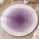 Gaeaspace  -  Round Cream Color Carpet Simple Living Room Decoration Carpets Home Bedroom Bedside Fluffy Soft Rug Modern Cloakroom Plush Rugs