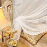 Gaeaspace  -  Mosquito Net Luxury Princess Four Corner Post Bed Curtain Canopy Netting Mosquito Net Bedding