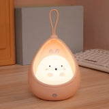 Gaeaspace  -  Night Light with Sensor Control cute animal Human Induction lamp For Kids Bedroom USB Rechargeable Silicone LED wall lights