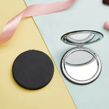 Gaeaspace  -  Mini PU Makeup Mirror Magnify Foldable Double Pocket Small Makeup Mirror for Travel Beauty Cosmetic Tool