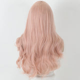 Gaeaspace  -  Small Lace Medium Cut High-Level Curly Hair For Women Wigs Realistic Hairline Cute Age Reducing White And Pink Women wigs