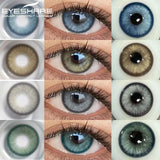 Gaeaspace  -  1 Pair Natural Colored Contact Lenses for Eyes New Contact Lenses Blue Colorful Lenses Gray Contacts Beauty Makeup Lens