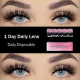 Gaeaspace  -  10Pcs Daily Disposable 1 Day Daily Lens Color Contact Lenses for Eyes Natural Style Beautiful Pupils