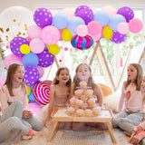 Gaeaspace   -  107 Pcs Rainbow Candy Aluminum Die Balloon Garland Arch Kit Kids Birthday Baby Shower Baptism Wedding Themed Decorations Globos